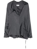 DRIES VAN NOTEN - Women Viscose Tied Blouse - Image 5