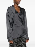 DRIES VAN NOTEN - Women Viscose Tied Blouse - Image 2