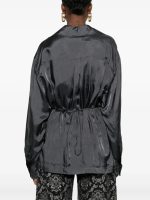 DRIES VAN NOTEN - Women Viscose Tied Blouse - Image 3