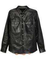 RICK OWENS - Men Leather Outershirt - Image 5