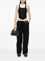 ALEXANDER WANG - Women Turned Down Elastic Waistband Trousers