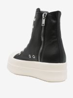 RICK OWENS - Women Leather Mega Bumper Sneaks - Image 3