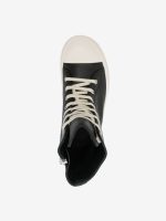RICK OWENS - Women Leather Mega Bumper Sneaks - Image 4
