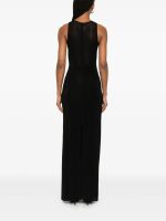 JEAN PAUL GAULTIER - Women With Covered Cup Detail Light Jersey Long Dress - Image 3