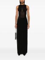 JEAN PAUL GAULTIER - Women With Covered Cup Detail Light Jersey Long Dress