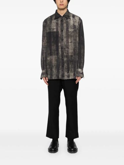 ZIGGY CHEN - Men Digital Print Long Shirt