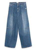JEAN PAUL GAULTIER - Women Topstitched Detail Denim - Image 5