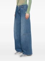 JEAN PAUL GAULTIER - Women Topstitched Detail Denim - Image 2