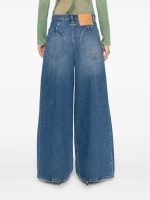 JEAN PAUL GAULTIER - Women Topstitched Detail Denim - Image 3