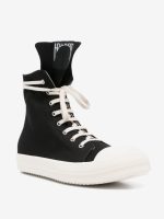 RICK OWENS DRKSHDW - Men Overdyed Denim Sneaks - Image 2