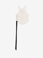 RICK OWENS DRKSHDW - Women Cropped Basic Tank Top - Image 2