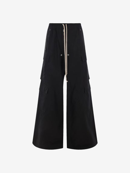 RICK OWENS DRKSHDW - Men Tencel Double Cargo Jumbo Belas Pants