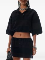 T BY ALEXANDER WANG - Women Deconstructed Polo Shirt - Image 2