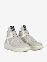 RICK OWENS DRKSHDW X CONVERSE - Leather Mid Turbowpn Sneaker - Image 3