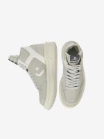RICK OWENS DRKSHDW X CONVERSE - Leather Mid Turbowpn Sneaker - Image 9