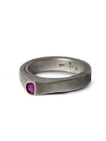 PARTS OF FOUR - Sistema Ring (Terrestrial Surfaced, Expanded, 0.1 CT, Ruby Slice, 4mm, DA+RUB) - Image 2