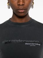 ALEXANDER WANG - Women Shrunken Tee - Image 4