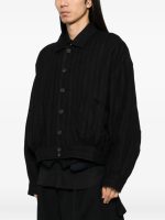 ZIGGY CHEN - Men Spread Collar Cropped Jacket - Image 2