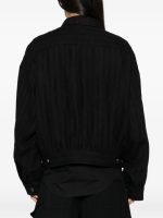ZIGGY CHEN - Men Spread Collar Cropped Jacket - Image 3
