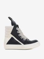 RICK OWENS - Men Leather Jumbolace Geobaskets