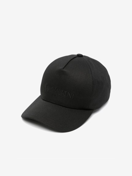 SAINT LAURENT - Men Logo Embroidered Baseball Cap