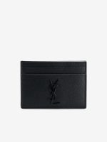 SAINT LAURENT - Men Logo Monogram Card Holder