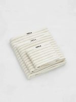 TEKLA - Striped Organic Cotton Terry Bath Towel 28x55''