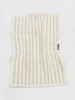 TEKLA - Striped Organic Cotton Terry Bath Towel 28x55'' - Image 2