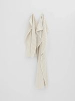 TEKLA - Striped Organic Cotton Terry Bath Towel 28x55'' - Image 4