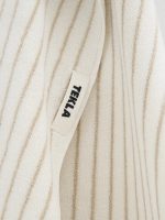 TEKLA - Striped Organic Cotton Terry Bath Towel 28x55'' - Image 5
