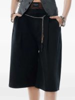 ALEXANDER WANG - Women Chain Belt Pre-Styled Pleated Short