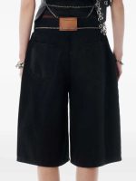 ALEXANDER WANG - Women Chain Belt Pre-Styled Pleated Short - Image 2