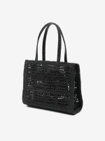 TORY BURCH - Women Ella Hand-Crocheted Small Tote - Image 3