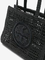 TORY BURCH - Women Ella Hand-Crocheted Small Tote - Image 4