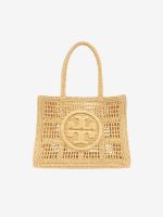 TORY BURCH - Women Ella Hand-Crocheted Small Tote