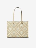 TORY BURCH - Women T Monogram Contrast Embossed Tote Bag