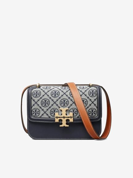 TORY BURCH - Women Eleanor T Monogram Small Convertible Shoulder Bag