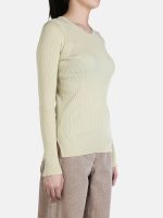 AURALEE - Women Super Fine Wool High Gauge Rib Knit P/O - Image 2