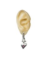 PARTS OF FOUR - Jazz's Solid Heart Earring (Extra Small, 0.2 CT, Ruby Slice, MA+RUB) - Image 6