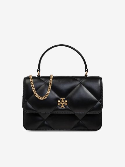 TORY BURCH - Women Kira Diamond Quilt Mini Top Handle Chain Wallet