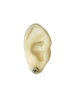PARTS OF FOUR - Stud Earring (Fuse, 0.2 CT, Tiny Faceted Diamond Slab, KA18K+FCDIA) - Image 4