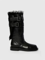 ANN DEMEULEMEESTER - Women Milan Soft Biker Boots