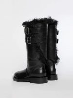 ANN DEMEULEMEESTER - Women Milan Soft Biker Boots - Image 3