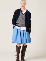 MIU MIU - Women Silk Cashmere Cardigan - Image 2