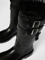 ANN DEMEULEMEESTER - Women Milan Soft Biker Boots - Image 5