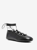 ALEXANDER WANG - Women Vyollette Lace Up Flat Sneakers - Image 2