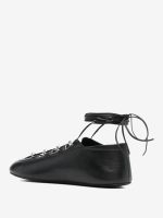 ALEXANDER WANG - Women Vyollette Lace Up Flat Sneakers - Image 3
