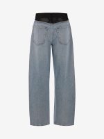 ALEXANDER WANG - Women Mesh Back Balloon Jean - Image 2