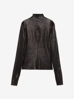 RICK OWENS - Women Leather Gary Jacket - Image 2