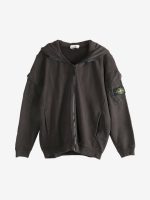 STONE ISLAND - Men Casual Hooded Zip Up Hoodie Sweater - Image 4